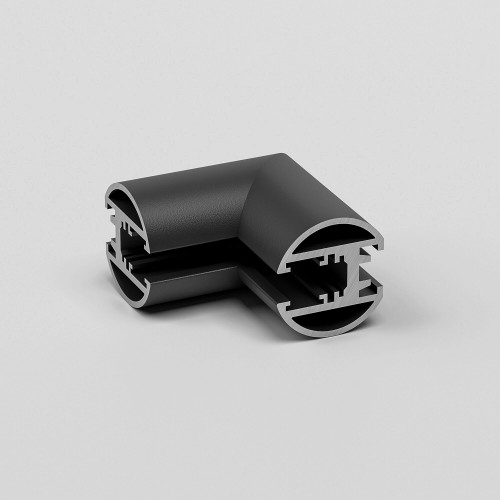Mini Magnetic Коннектор угловой внутренний для накладного шинопровода Round черный 85216/00 Elektrostandard