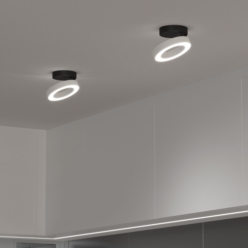 Накладной светодиодный светильник Spila белый 12W 4200К 25105/LED Elektrostandard