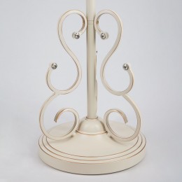 Напольный светильник с хрусталем 12205/3F белый Eurosvet