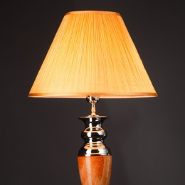 Напольный светильник с тканевым абажуром 009/1T янтарный Eurosvet