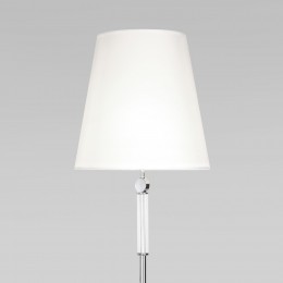 Напольный светильник с тканевым абажуром 01146/1 хром Eurosvet