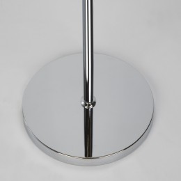 Напольный светильник с тканевым абажуром 01146/1 хром Eurosvet