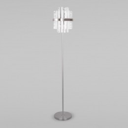 Напольный светильник со стеклянным плафоном 01110/4 никель Bogate's