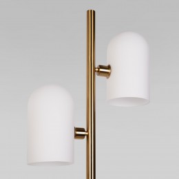 Напольный светильник со стеклянными плафонами 01164/2 латунь Eurosvet