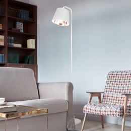 Напольный светильник в стиле лофт 01135/1 белый Eurosvet