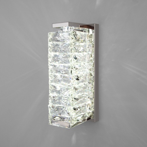 Настенный светильник с хрусталем 40259 LED хром Eurosvet