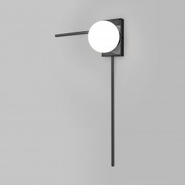 НАСТЕННЫЙ СВЕТИЛЬНИК СО СТЕКЛЯННЫМ ПЛАФОНОМ 40034/1 черный жемчуг Eurosvet