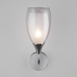 Настенный светильник со стеклянным плафоном 50285/1 хром Eurosvet