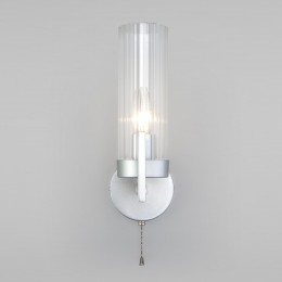 Настенный светильник со стеклянным плафоном 60133/1 серебро Eurosvet