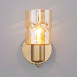 Настенный светильник со стеклянными плафонами 20120/1 перламутровое золото Eurosvet