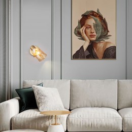 Настенный светильник со стеклянными плафонами 20120/1 перламутровое золото Eurosvet