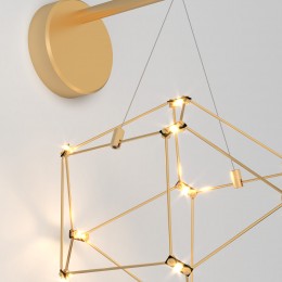 Настенный светодиодный светильник 90310/1 медь Eurosvet