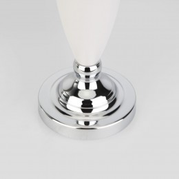 Настольный светильник с тканевым абажуром 008 белый Eurosvet