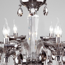 Подвесная люстра с хрусталем 309/8 хром Bogate's