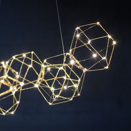 Подвесная светодиодная люстра 90168/14 медь Eurosvet