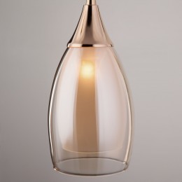 Подвесной светильник со стеклянным плафоном 50085/1 золото Eurosvet