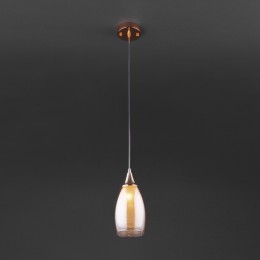 Подвесной светильник со стеклянным плафоном 50085/1 золото Eurosvet