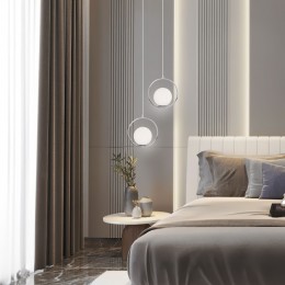 Подвесной светильник со стеклянным плафоном 50089/1 хром Eurosvet