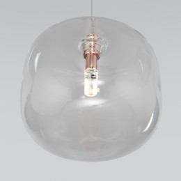 Подвесной светильник со стеклянным плафоном 50129/1 золото Eurosvet