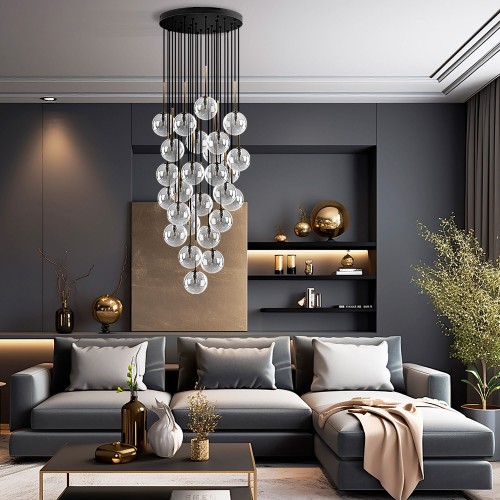 Подвесной светильник со стеклянными плафонами 10099 Nilos TK Lighting