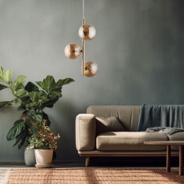 Подвесной светильник со стеклянными плафонами 4838 Estera TK Lighting