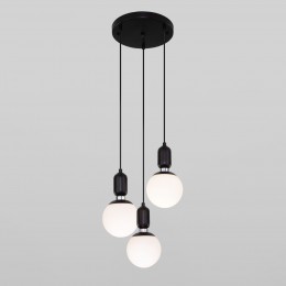 Подвесной светильник со стеклянными плафонами 50151/3 черный Eurosvet