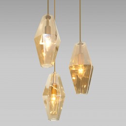 Подвесной светильник со стеклянными плафонами 50236/3 Eurosvet