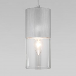 Подвесной светильник в стиле лофт 50233/1 серебро Eurosvet