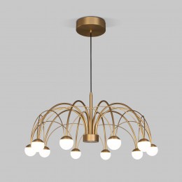 Подвесной светодиодный светильник 90030/10 LED золото Eurosvet