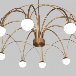 Подвесной светодиодный светильник 90030/10 LED золото Eurosvet