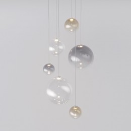 Подвесной светодиодный светильник со стеклянными плафонами 50230 LED Eurosvet