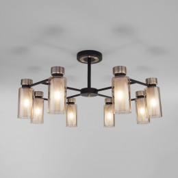 Потолочная люстра со стеклянными плафонами 70115/8 черный Eurosvet