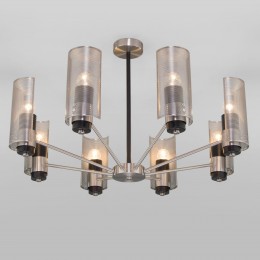 Потолочная люстра в стиле лофт 70139/8 никель Eurosvet