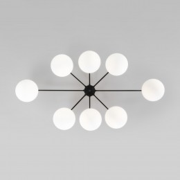 Потолочный светильник со стеклянными плафонами 70220/8 черный Eurosvet