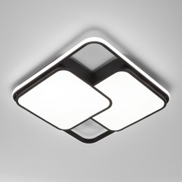 Потолочный светодиодный светильник с регулировкой яркости и цветовой температуры 90253/1 черный Eurosvet