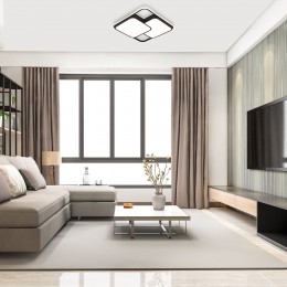 Потолочный светодиодный светильник с регулировкой яркости и цветовой температуры 90253/1 черный Eurosvet