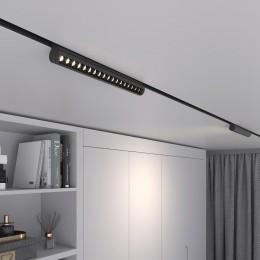 Slim Magnetic Трековый светильник 18W 4200K Alter чёрный 85050/01 Elektrostandard