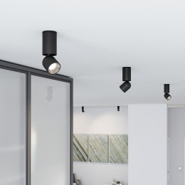 Светильник накладной светодиодный Spot 8W 4000K черный 25106/LED Elektrostandard