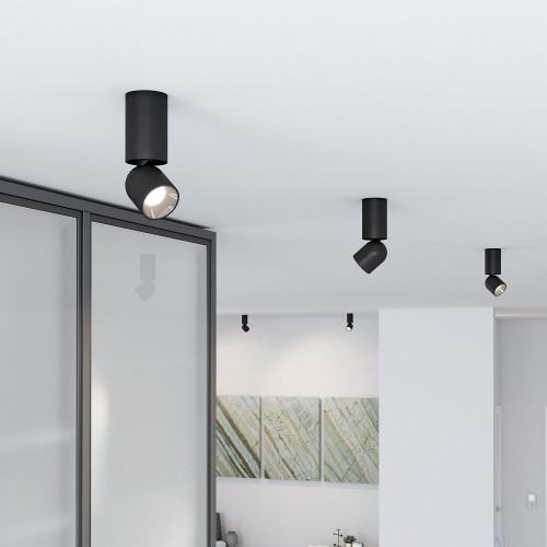 Светильник накладной светодиодный Spot 8W 4000K черный 25106/LED Elektrostandard