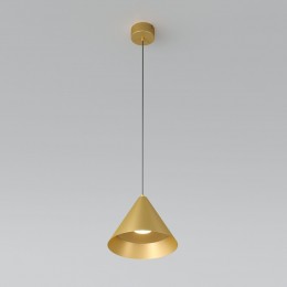 Светильник подвесной светодиодный Conus 16W 3000K золотой 50316 LED Elektrostandard