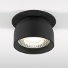 Светильник встраиваемый светодиодный Uno 8W 4000K черный 25092/LED Elektrostandard