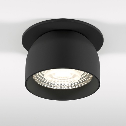 Светильник встраиваемый светодиодный Uno 8W 4000K черный 25092/LED Elektrostandard