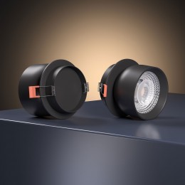 Светильник встраиваемый светодиодный Uno 8W 4000K черный 25092/LED Elektrostandard