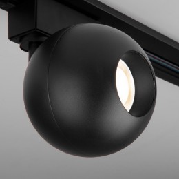 Трековый светодиодный светильник для однофазного шинопровода Ball Черный 12W 4200K LTB77 Elektrostandard