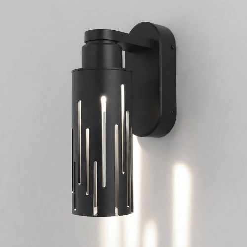 Уличный настенный светильник Streak 4000K IP54 35197/W черный Elektrostandard