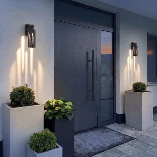 Уличный настенный светильник Streak 4000K IP54 35197/W черный Elektrostandard