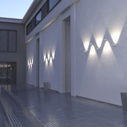 Уличный настенный светодиодный светильник Ray LED IP54 35134/W белый Elektrostandard