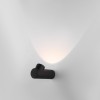 Уличный настенный светодиодный светильник Ray LED IP54 35134/W черный Elektrostandard