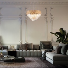 Умный подвесной светильник 10124/8 золото Eurosvet