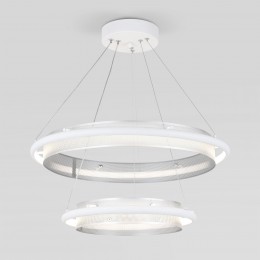 Умный подвесной светильник 90241/2 белый / серебро Eurosvet